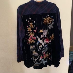 Johnny was workshop navy tunic